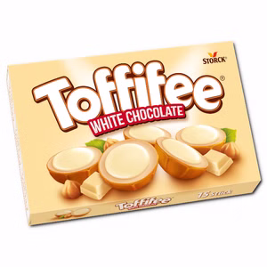 Storck Toffifee White Chocolate, weiße Schokolade, 125g Packung Storck Toffifee White Chocolate, weiße Schokolade, 125g Packung Bild 1