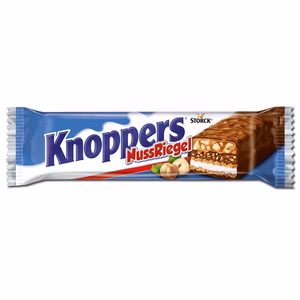 Storck Knoppers Nussriegel, Milch-Haselnuss-Schnitte, 40g Riegel Storck Knoppers Nussriegel, Milch-Haselnuss-Schnitte, 40g Riegel Bild 1