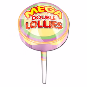 Mega Double Lolli 32g Lutscher Mega Double Lolli 32g Lutscher Bild 1