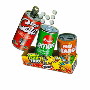 Candy Fizz Trio, Brausegranulat in Dose, 21g Candy Fizz Trio, Brausegranulat in Dose, 21g Bild 1