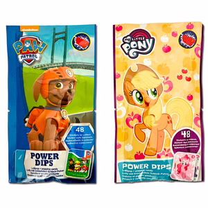 Power Dips Lizenz Mix Lutscher, Schleckpulver, 12g Packung Power Dips Lizenz Mix Lutscher, Schleckpulver, 12g Packung Bild 1