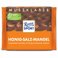 Ritter Sport Honig-Salz-Mandel, Schokolade, 100g Tafel Ritter Sport Honig-Salz-Mandel, Schokolade, 100g Tafel Bild 1