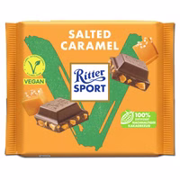 Ritter Sport Vegan Salted Caramel, Schokolade, 100g Tafel Ritter Sport Vegan Salted Caramel, Schokolade, 100g Tafel Bild 1