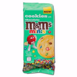 M&Ms Minis Cookies, Kekse, Gebäck, 180g Packung M&Ms Minis Cookies, Kekse, Gebäck, 180g Packung Bild 1