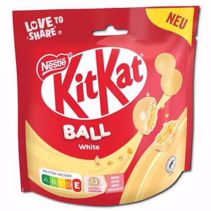 Nestle KitKat Ball White, Schokolade, 130g Beutel Bild 1