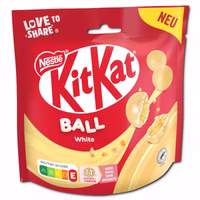 Nestle KitKat Ball White, Schokolade, 130g Beutel Nestle KitKat Ball White, Schokolade, 130g Beutel Bild 1