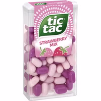 Ferrero Tic Tac Strawberry Mix 110er, Großpackung, 54g Packung Ferrero Tic Tac Strawberry Mix 110er, Großpackung, 54g Packung Bild 1