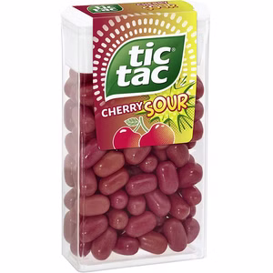 Ferrero Tic Tac Cherry Sour 110er, Großpackung, 54g Packung Ferrero Tic Tac Cherry Sour 110er, Großpackung, 54g Packung Bild 1