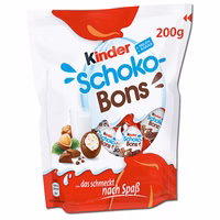 Ferrero Kinder Schoko-Bons, Schokolade, 200g Beutel Ferrero Kinder Schoko-Bons, Schokolade, 200g Beutel Bild 1