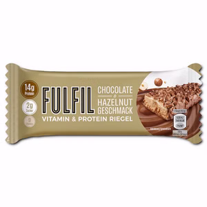 Fulfil Chocolate & Hazelnut, Protein, 40g Riegel Fulfil Chocolate & Hazelnut, Protein, 40g Riegel Bild 1