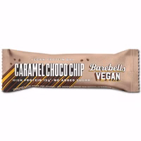 Barebells Vegan Protein Bar Caramel Choco Chip 55g Riegel Barebells Vegan Protein Bar Caramel Choco Chip 55g Riegel Bild 1