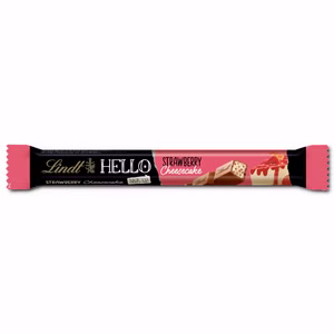 Lindt Hello Strawberry Cheesecake Stick, Schokolade, 37g Riegel Bild 1
