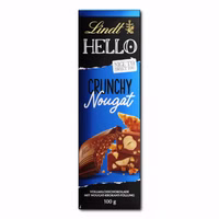 Lindt Hello Nougat Crunch, Schokolade, 100g Tafel Lindt Hello Nougat Crunch, Schokolade, 100g Tafel Bild 1