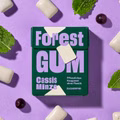 Forest Gum Cassis Minze, plastikfreies Kaugummi, 20g Packung Bild 3