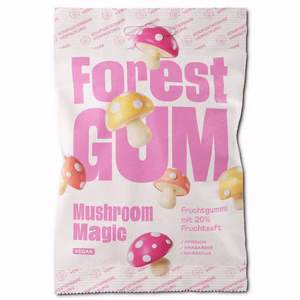 Forest Gum Mushroom Magic, Fruchtgummi, 100g Beutel Forest Gum Mushroom Magic, Fruchtgummi, 100g Beutel Bild 1