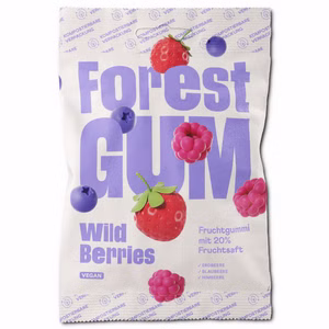 Forest Gum Wild Berries, Fruchtgummi, 100g Beutel Forest Gum Wild Berries, Fruchtgummi, 100g Beutel Bild 1