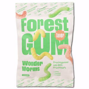 Forest Gum Wonder Worms, Fruchtgummi, 100g Beutel Forest Gum Wonder Worms, Fruchtgummi, 100g Beutel Bild 1