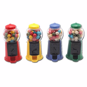 Gumball Machine, Mini Kaugummi-Automat gefüllt, 40g Packung Gumball Machine, Mini Kaugummi-Automat gefüllt, 40g Packung Bild 1