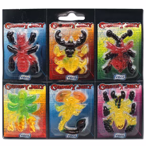 Vidal Creepy Jelly, Fruchtgummi-Tiere, 66g Packung Bild 1