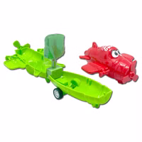 Flying Lolly, Flugzeug mit Lutscher und Pfeife, 10g Flying Lolly, Flugzeug mit Lutscher und Pfeife, 10g Bild 1