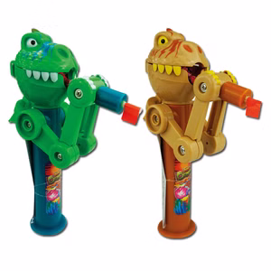 Dino Chomper, Dinosaurier mit Lutscher, 11g Dino Chomper, Dinosaurier mit Lutscher, 11g Bild 1