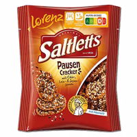 Lorenz Saltletts Pausen Cracker, Laugengebäck, 40g Beutel Lorenz Saltletts Pausen Cracker, Laugengebäck, 40g Beutel Bild 2