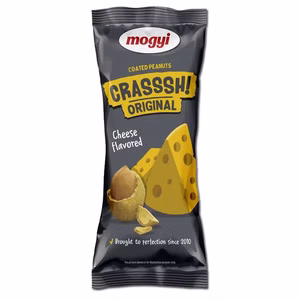 Mogyi Crasssh! Erdnüsse im Teig Käse 60g Beutel Bild 1