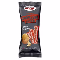 Mogyi Crasssh! Erdnüsse im Teig Bacon 60g Beutel Mogyi Crasssh! Erdnüsse im Teig Bacon 60g Beutel Bild 1