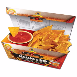 Nacho'n Dip, Tortilla Chili Chips mit Salsa Dip 175g Packung Bild 1