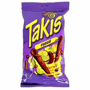 Takis Fuego, scharfe Chips, 100g Beutel Bild 1