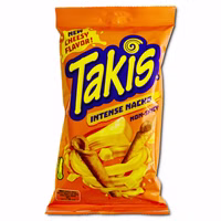 Takis Intense Nacho Non-Spicy, Chips, 100g Beutel Takis Intense Nacho Non-Spicy, Chips, 100g Beutel Bild 1