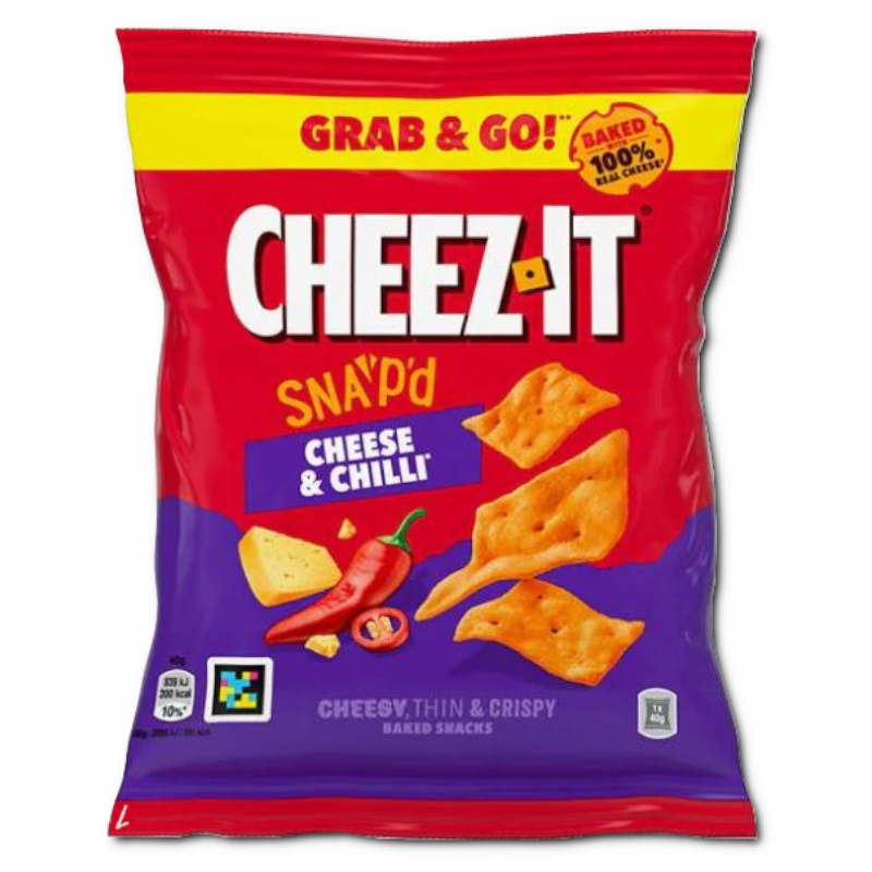 Cheez It Cheese & Chilli, Gebäck, 40g Beutel Cheez It Cheese & Chilli, Gebäck, 40g Beutel