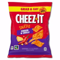 Cheez It Cheese & Chilli, Gebäck, 40g Beutel Cheez It Cheese & Chilli, Gebäck, 40g Beutel Bild 1