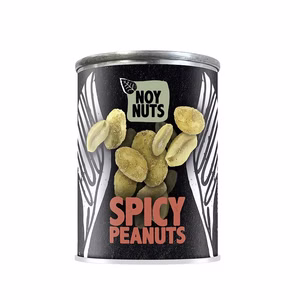NoyNuts Spicy Peanuts, Erdnüsse, 60g Dose NoyNuts Spicy Peanuts, Erdnüsse, 60g Dose Bild 1
