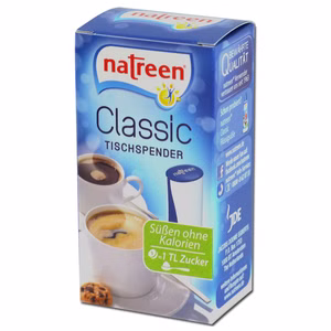 Natreen Tischspender, 500 Pastillen, 32g Packung Bild 1
