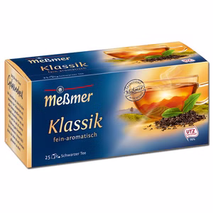 Meßmer Schwarzer Tee Klassik, 1 Packung 25 Teebeutel Bild 1