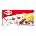 Wawi Schoko-Reis, Puffreis, Schokolade 40g Riegel Bild 1