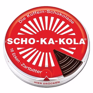 Scho-Ka-Kola, die Energie-Schokolade, 100g Dose Bild 1