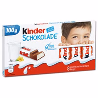 Ferrero Kinder Schokolade, Riegel, 100g Tafel Ferrero Kinder Schokolade, Riegel, 100g Tafel Bild 1