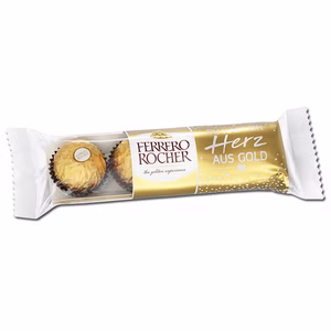 Ferrero Rocher 4er, Riegel, Praline, Schokolade 50g Packung Bild 1
