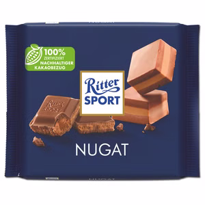 Ritter Sport Nugat, Schokolade, 100g Tafel Bild 1