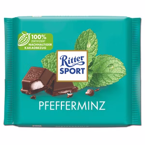 Ritter Sport Pfefferminz, Schokolade, 100g Tafel Bild 1