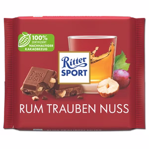 Ritter Sport Rum Trauben Nuss, Schokolade, 100g Tafel Bild 1