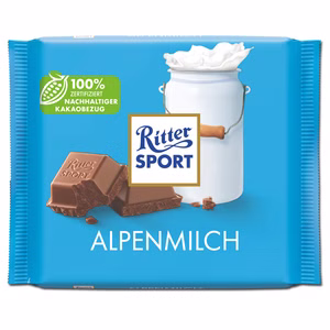 Ritter Sport Alpenmilch, Schokolade, 100g Tafel Bild 1