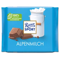 Ritter Sport Alpenmilch, Schokolade, 100g Tafel Ritter Sport Alpenmilch, Schokolade, 100g Tafel Bild 1