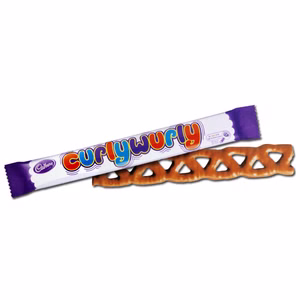Cadbury Curly Wurly, Schokolade, 21,5g Riegel Cadbury Curly Wurly, Schokolade, 21,5g Riegel Bild 1