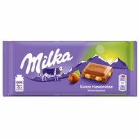 Milka Ganze Haselnüsse Schokolade 95g Tafel Milka Ganze Haselnüsse Schokolade 95g Tafel Bild 1