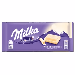 Milka Weiße Schokolade 90g Tafel Bild 1