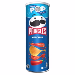 Pringles Ketchup Chips, 165g Dose Bild 1