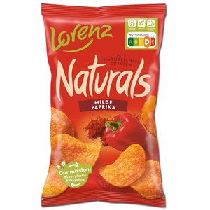 Lorenz Naturals Paprika Chips 95g Beutel Bild 1